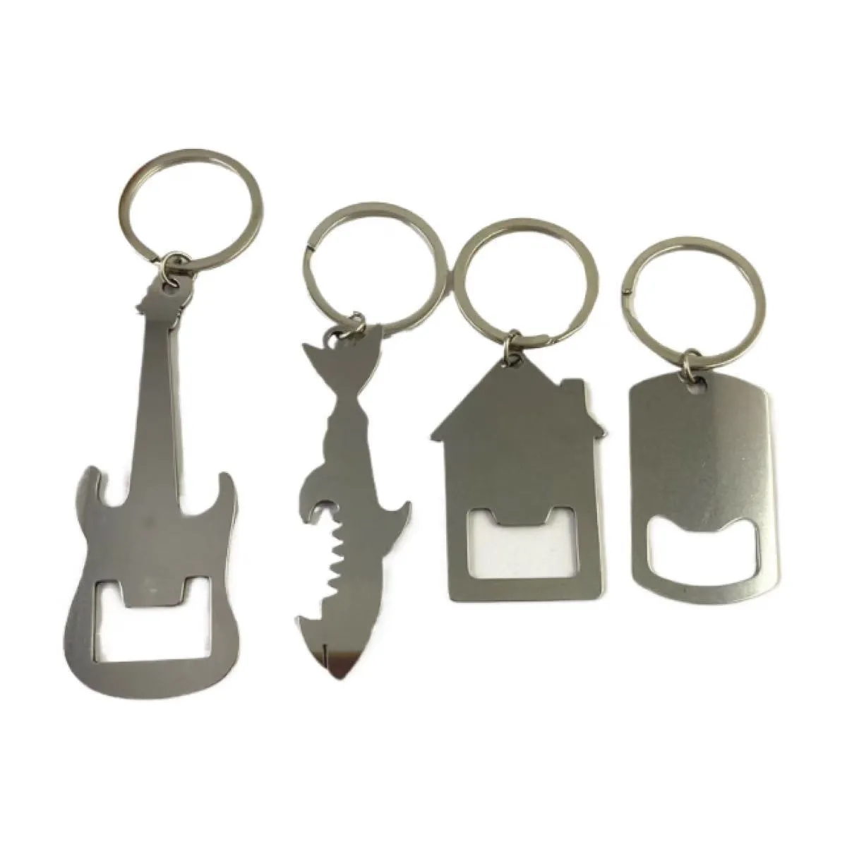 Creative Stainless Steel Bottle Opener Keychain 4
