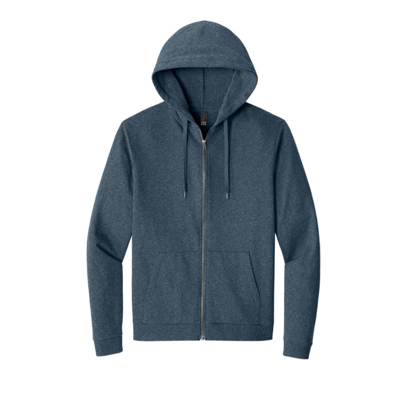 District Perfect Tri Fleece Full-Zip Hoodie, custom hoodie or sweatshirt with logo imprint 13