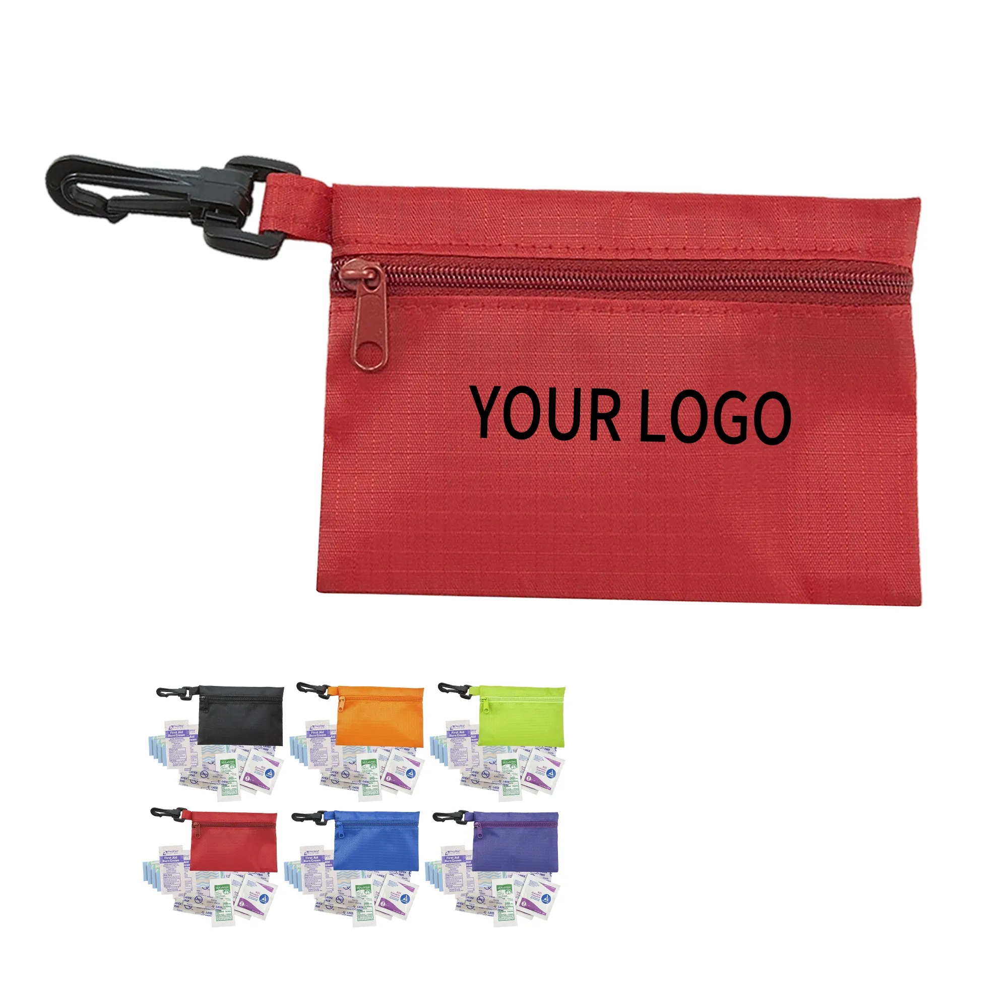 Portable First Aid Pouch Oxford Zipper 1