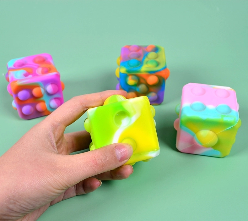 Dice Shaped Push Bubble Fidget Toy 5