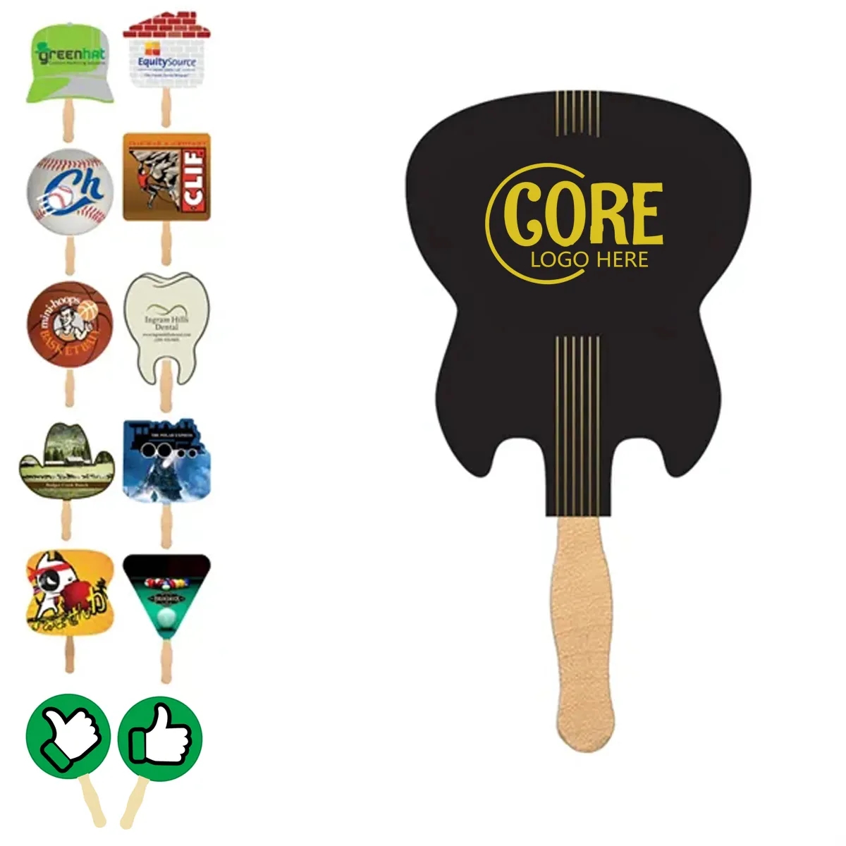 Custom Promotional Handheld Paper Fan 4