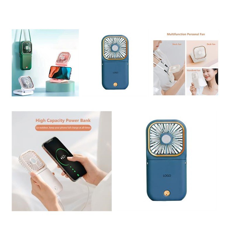 USB Rechargeable Folding Fans with Strong Airflow