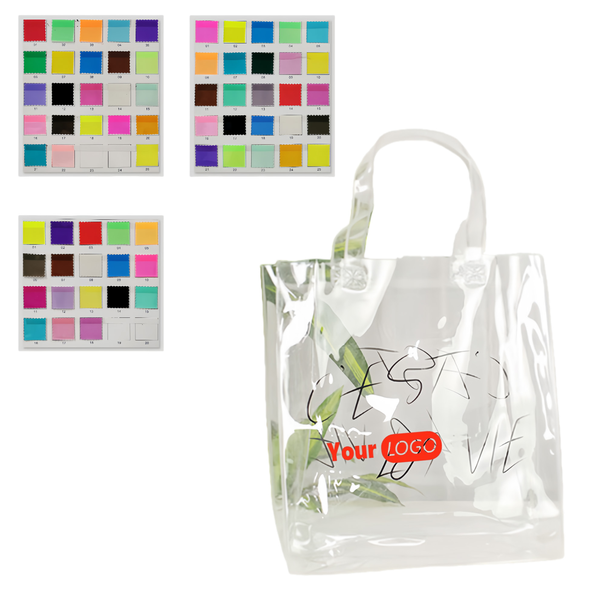 PVC Handheld Bag Eco Friendly 2