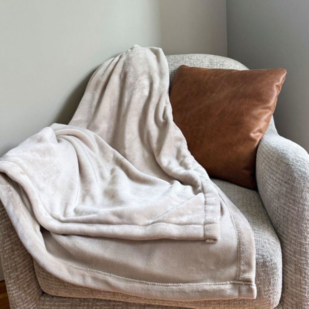 Heathered Velura Throw 2