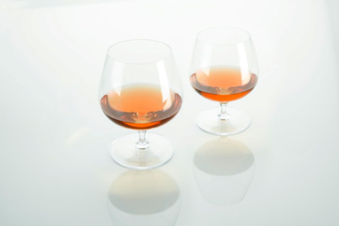 Viski® Crystal Wingback Brandy Glass, set of 2 3