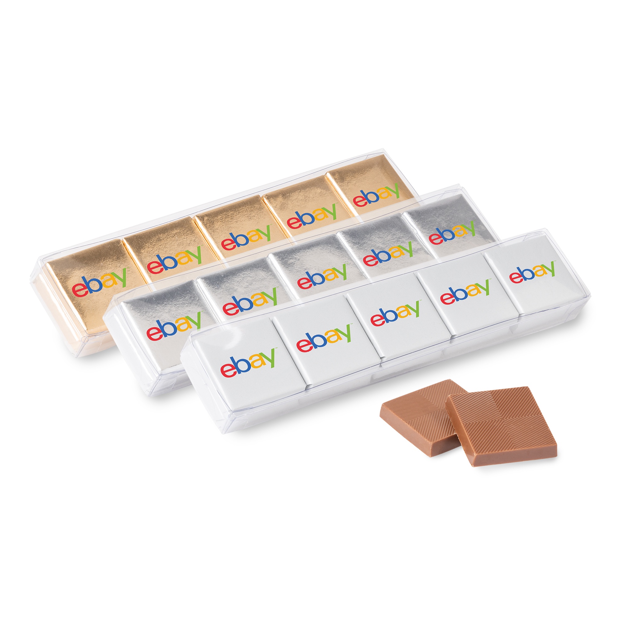 Ten Piece Chocolate Foiled Square Acetate- Full Color 1