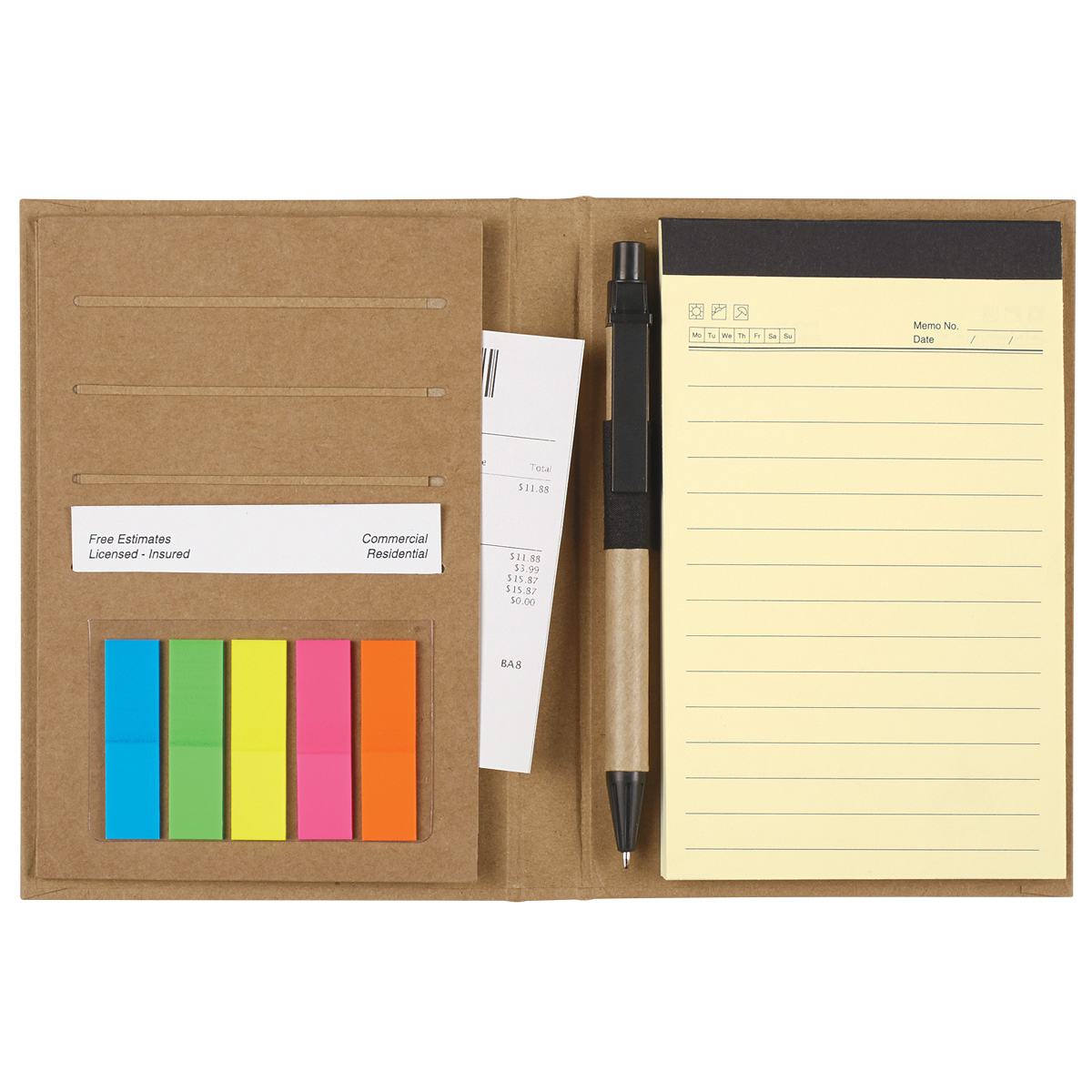 Meeting Mate Notebook With Pen And Sticky Flags 10