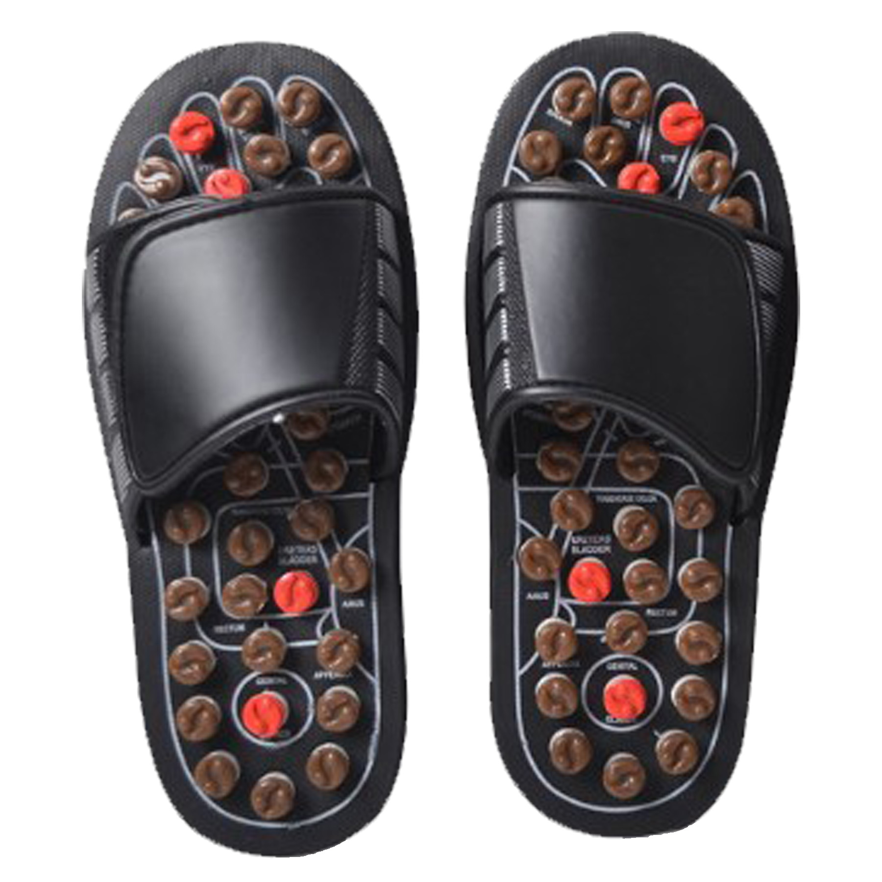 Plantar Fasciitis Acupressure Foot Massage Slippers 2