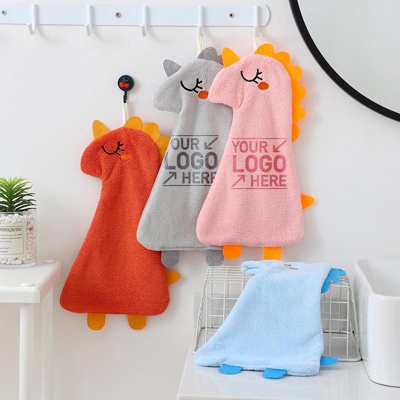 Dragon Shaped Cute Children Hand Towel 1