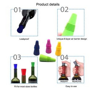 Silicone Reusable Bottle Stopper 1