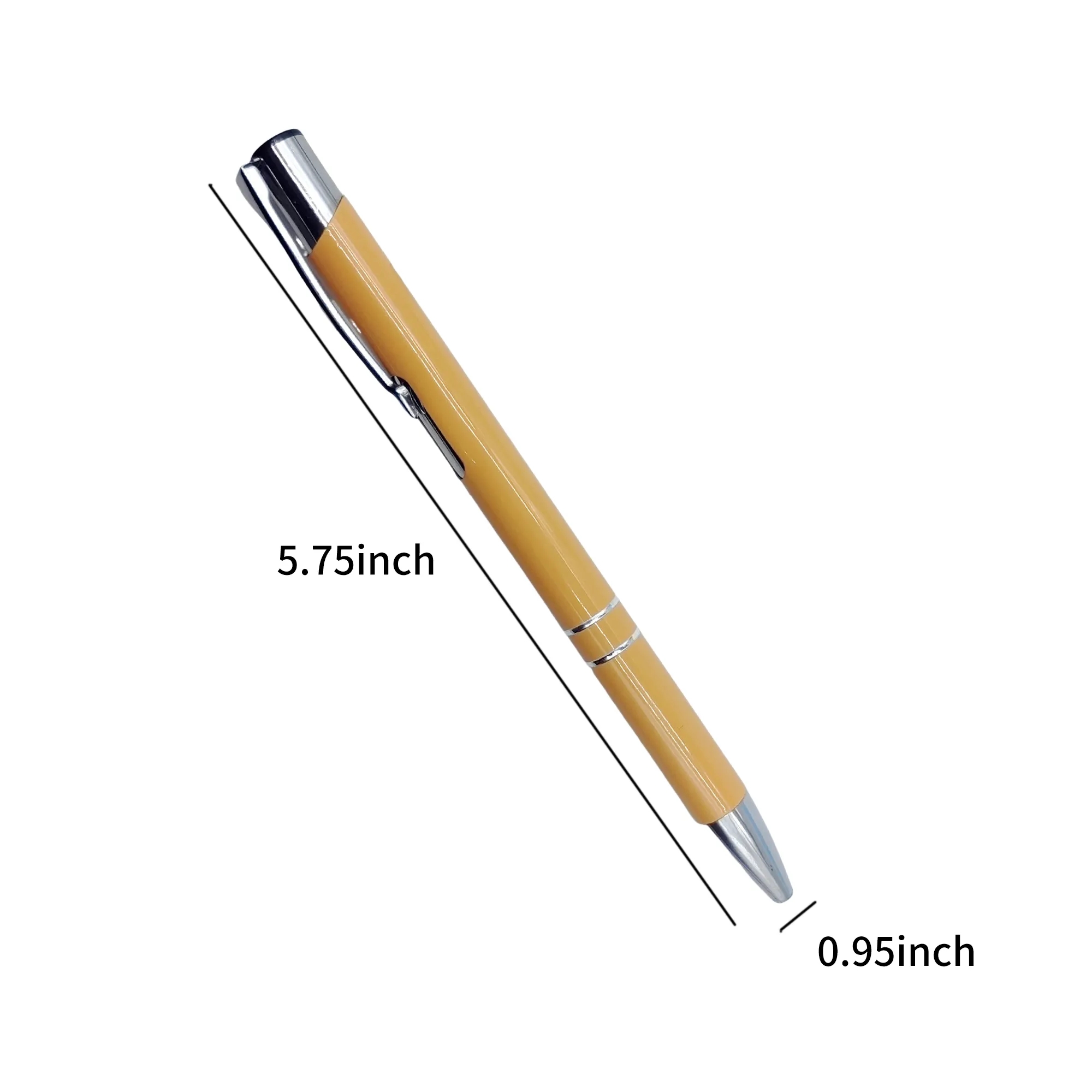 Aluminum Click Ballpoint Pen 5.75 Inch 3