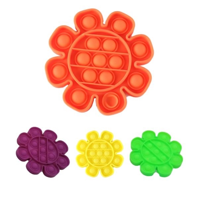 Flower Shape Silicone Fingertip Toy 3