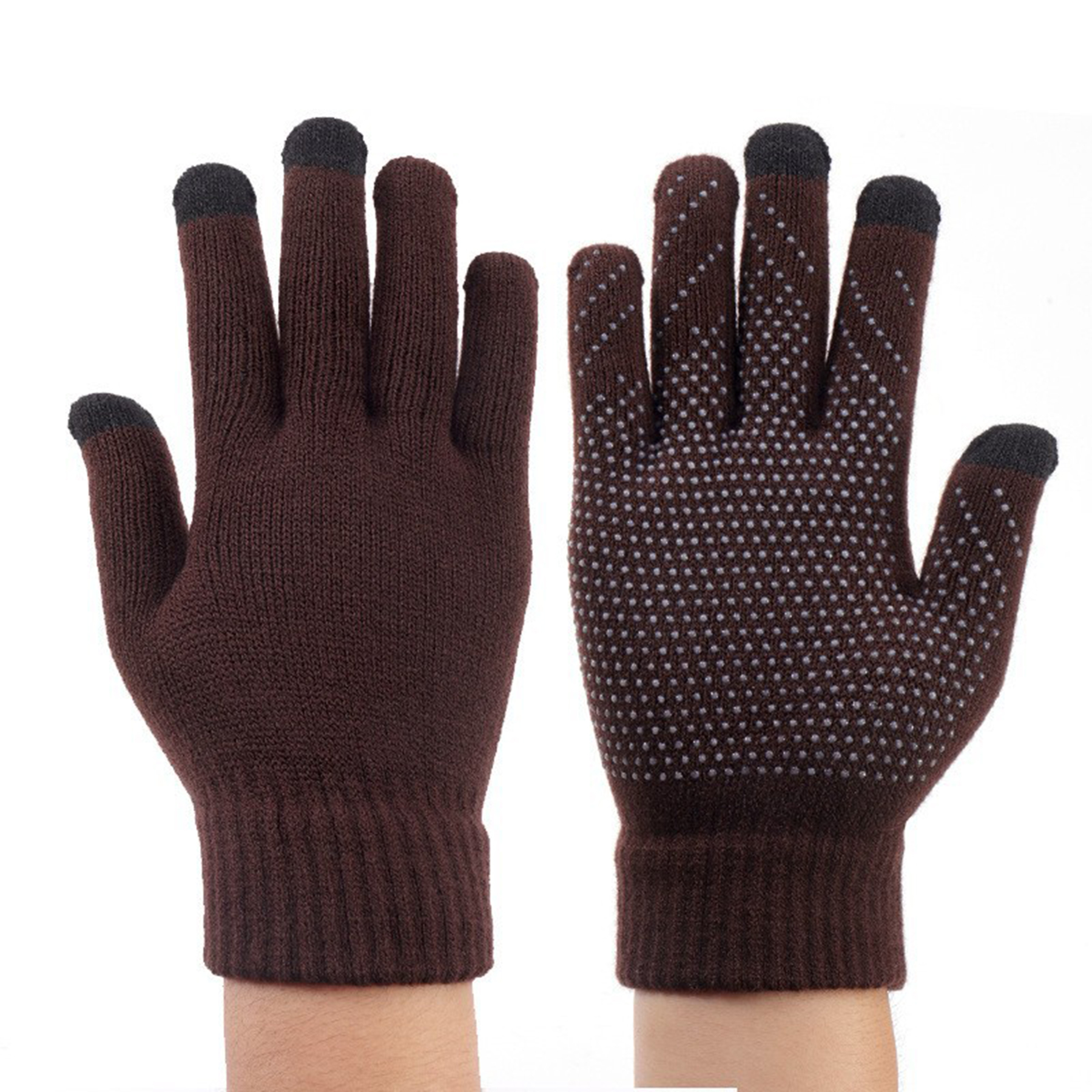 Warm Touch Screen Knitted Gloves 4