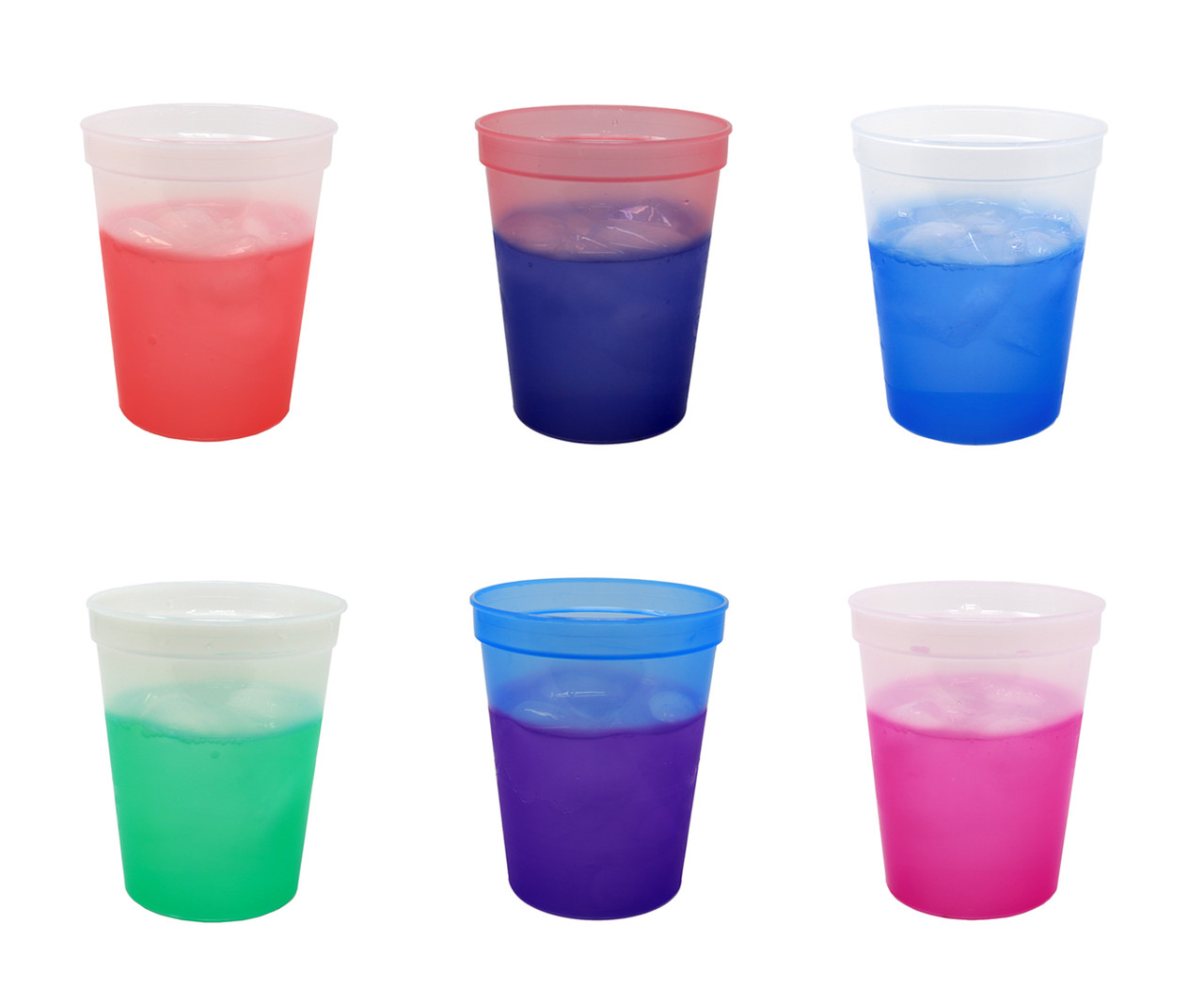 16oz Reusable Color Changing Staidum Cups 2