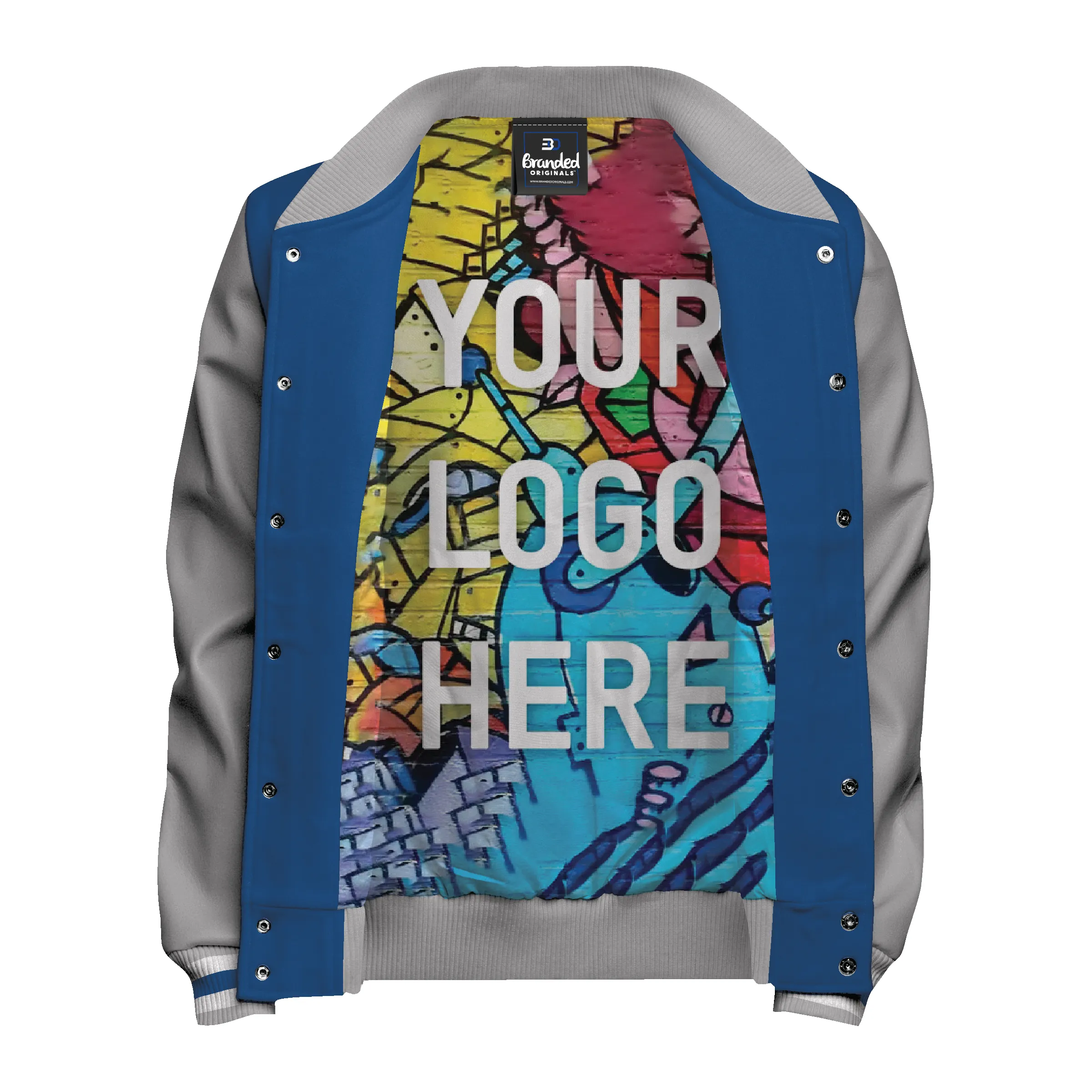 Leather & Wool Varsity Letterman Jacket 1