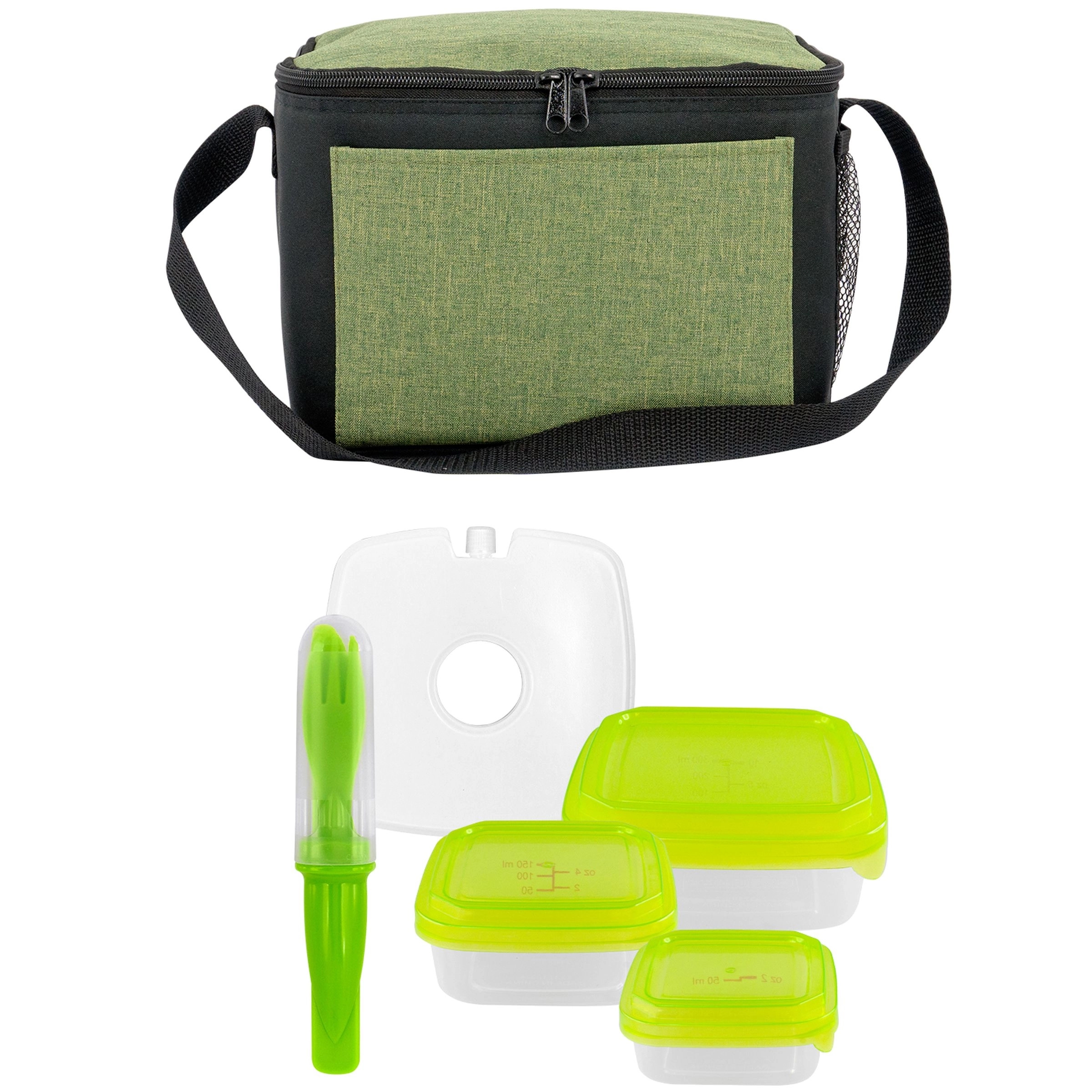 Ridge Chilled Portion Control and Cutlery Set 4