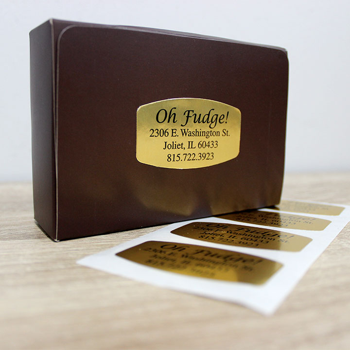 Roll Labels (Silver/Gold - Permanent)