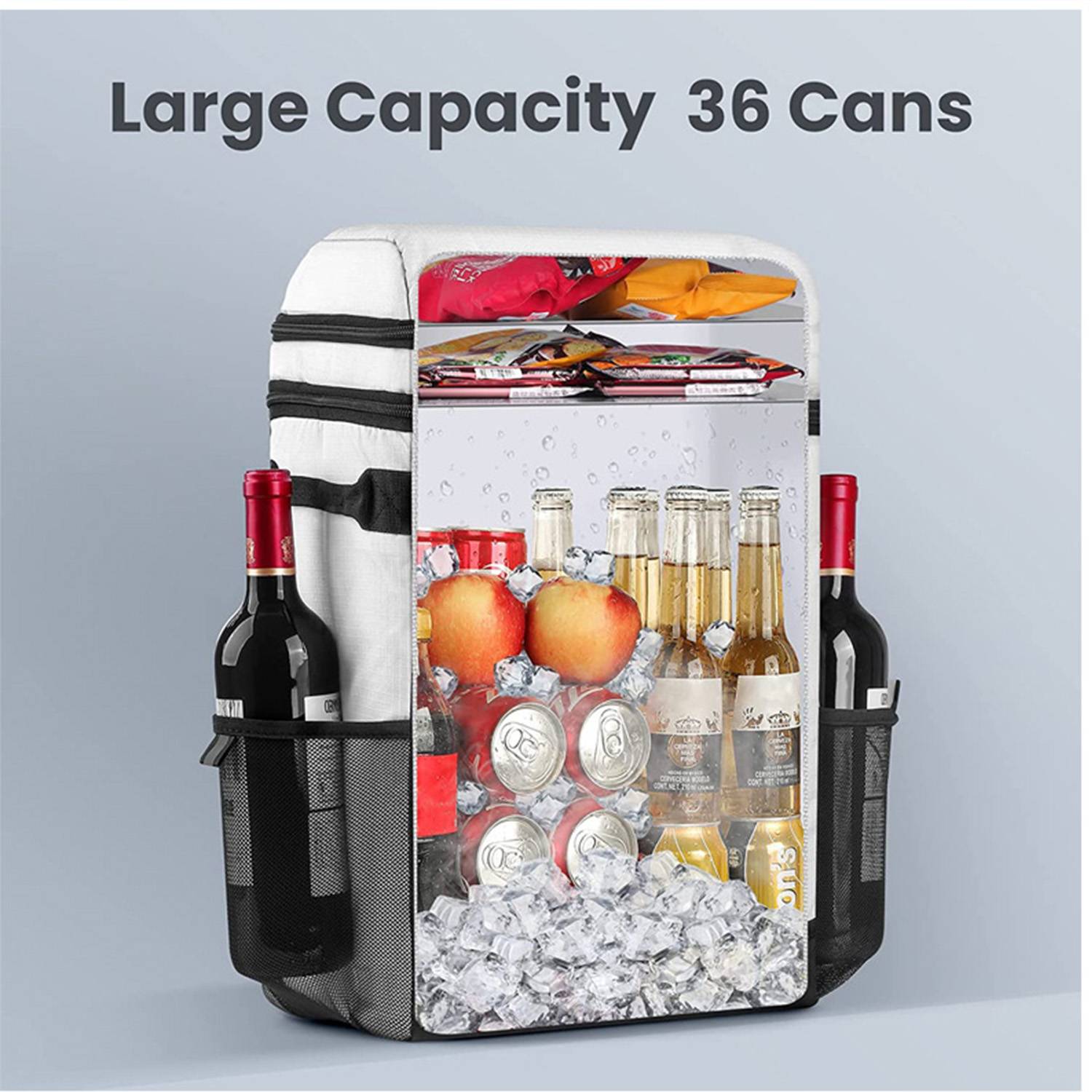 20L Waterproof Insulated Cooler Backpack for Camping Picnic 2