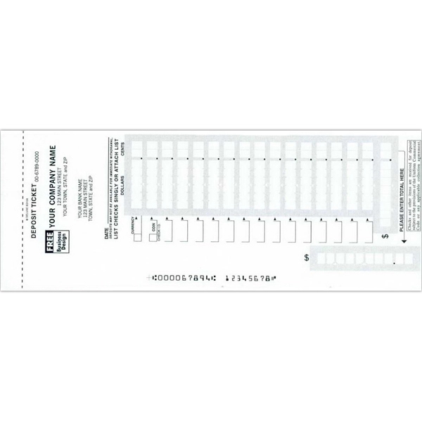 Deposit Tickets, Booked, Easy scan 3