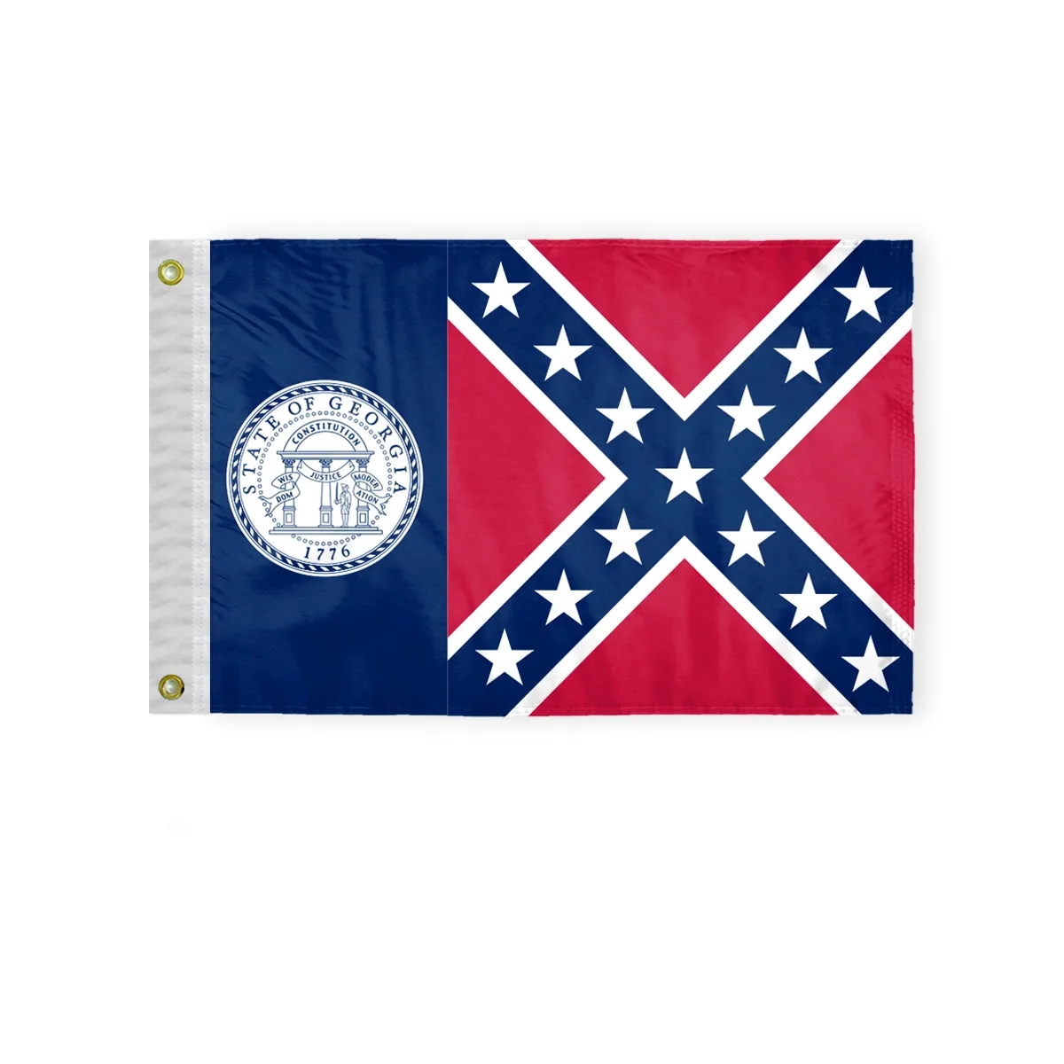 12"x18" to 8'x12' Georgia Until 2001 Nylon Flags 6