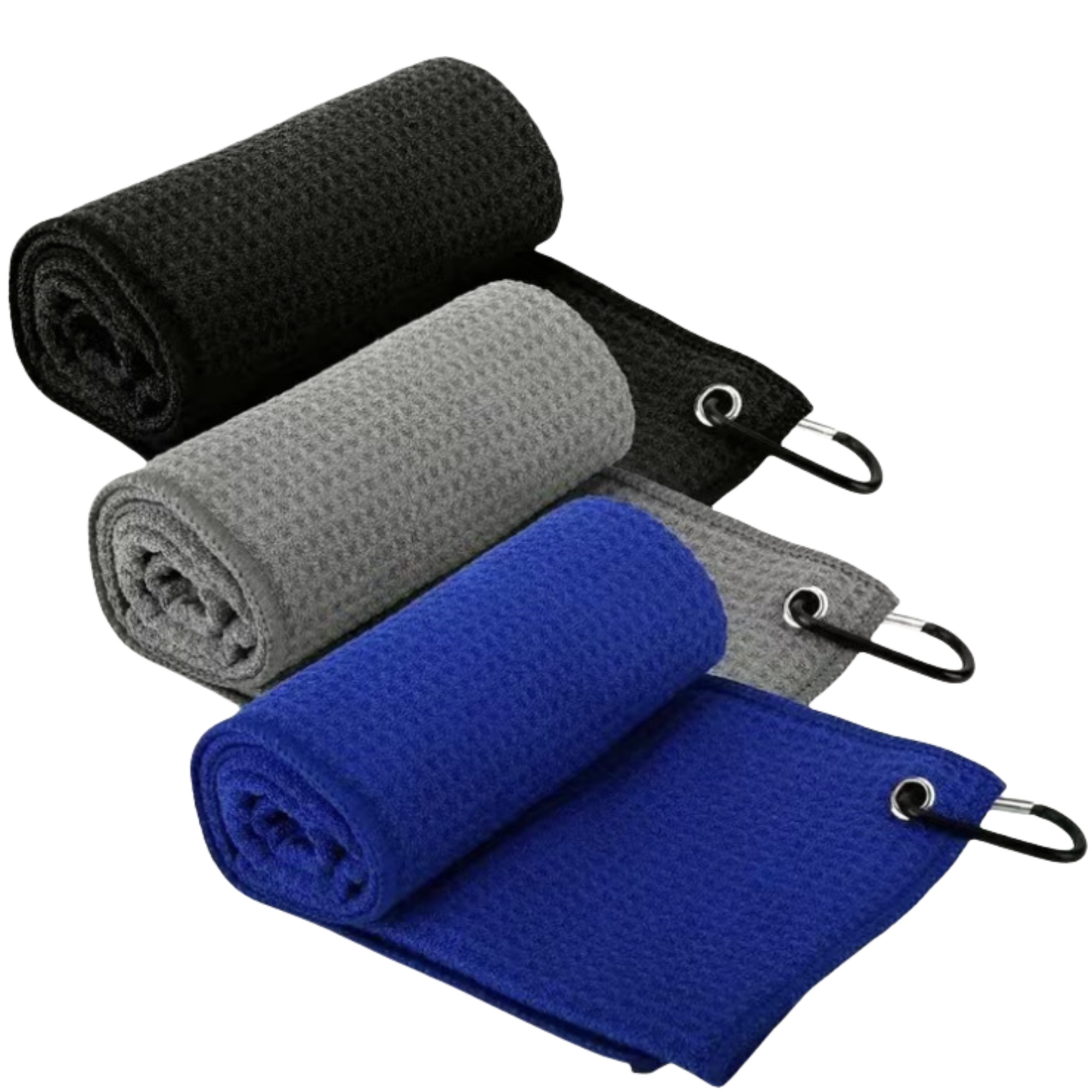 Microfiber Golf Towel with Carabiner Clip 2