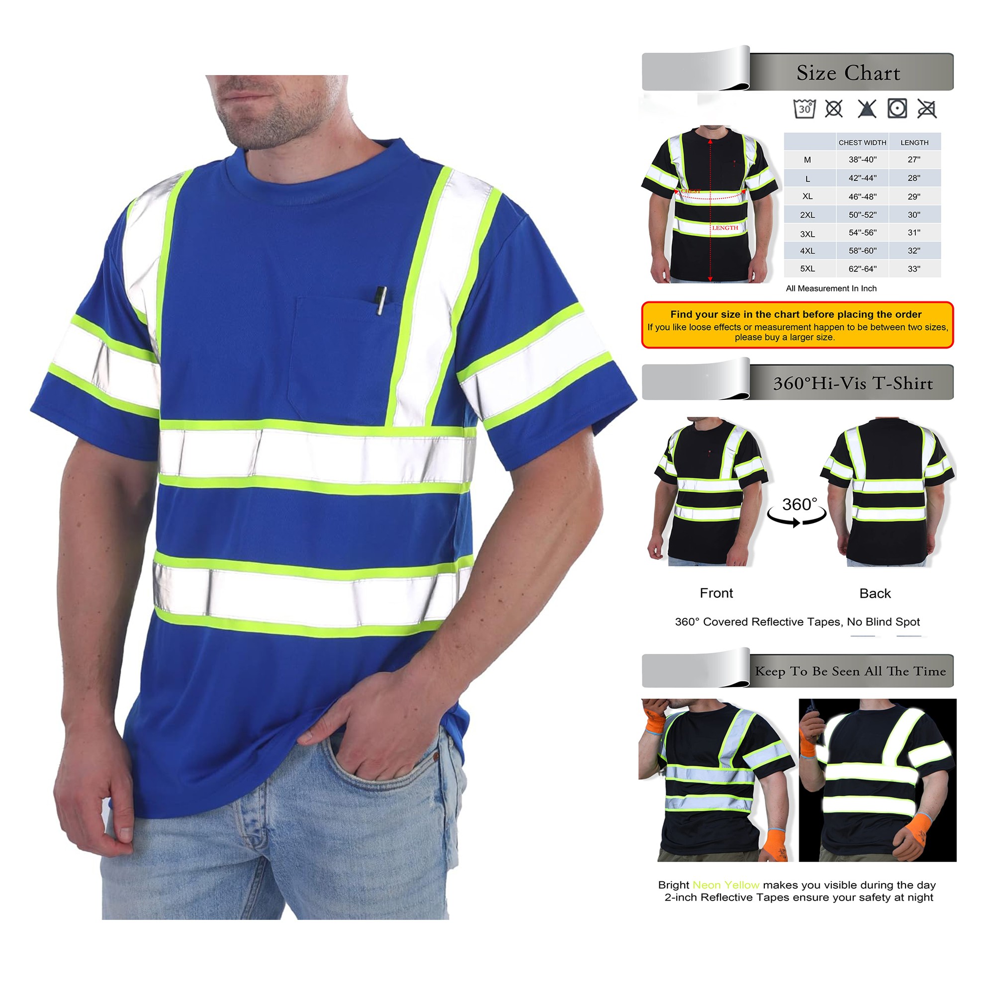 High Visibility Reflective Shirts for Men 2