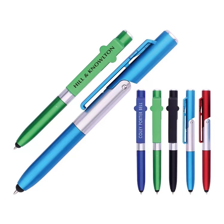 4-in-1 Ballpoint Pen / LED / Phone Stand / Stylus 1