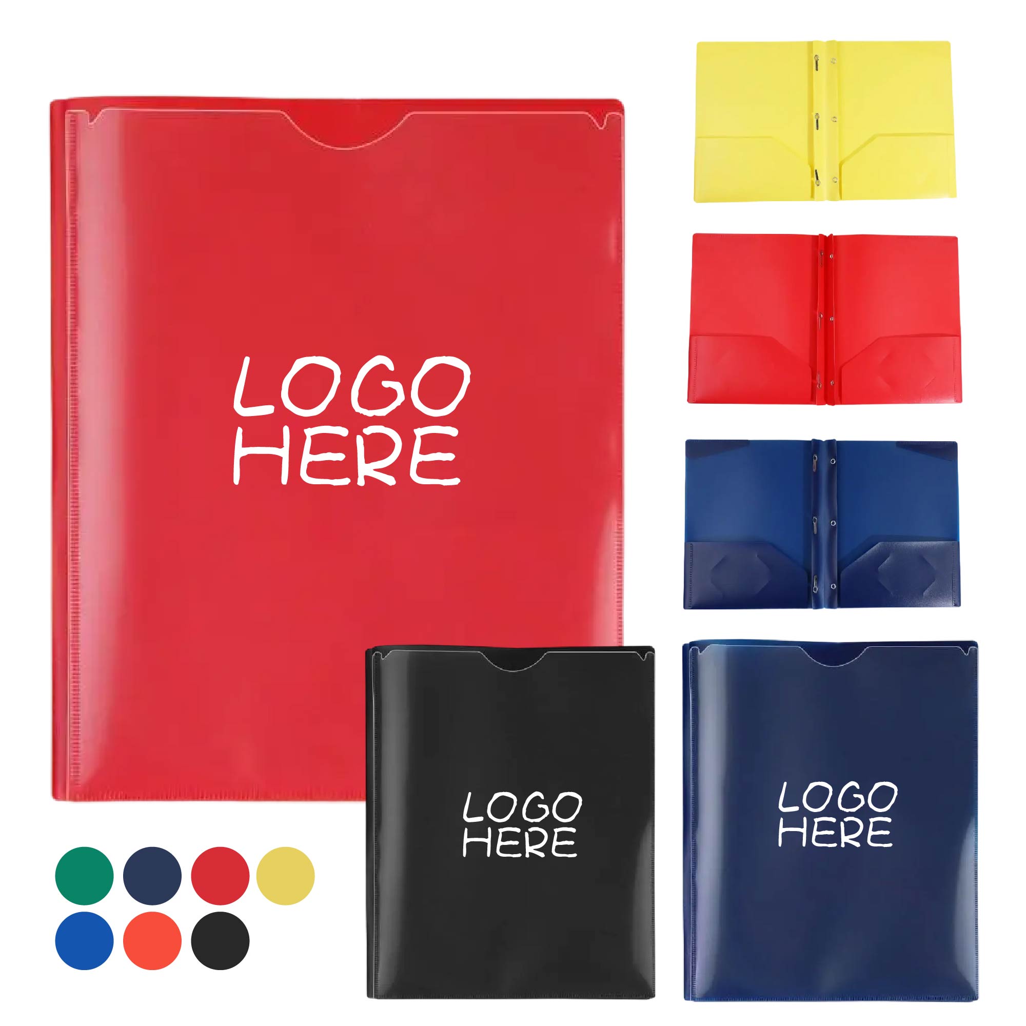 Plastic Two Pocket Folder 1