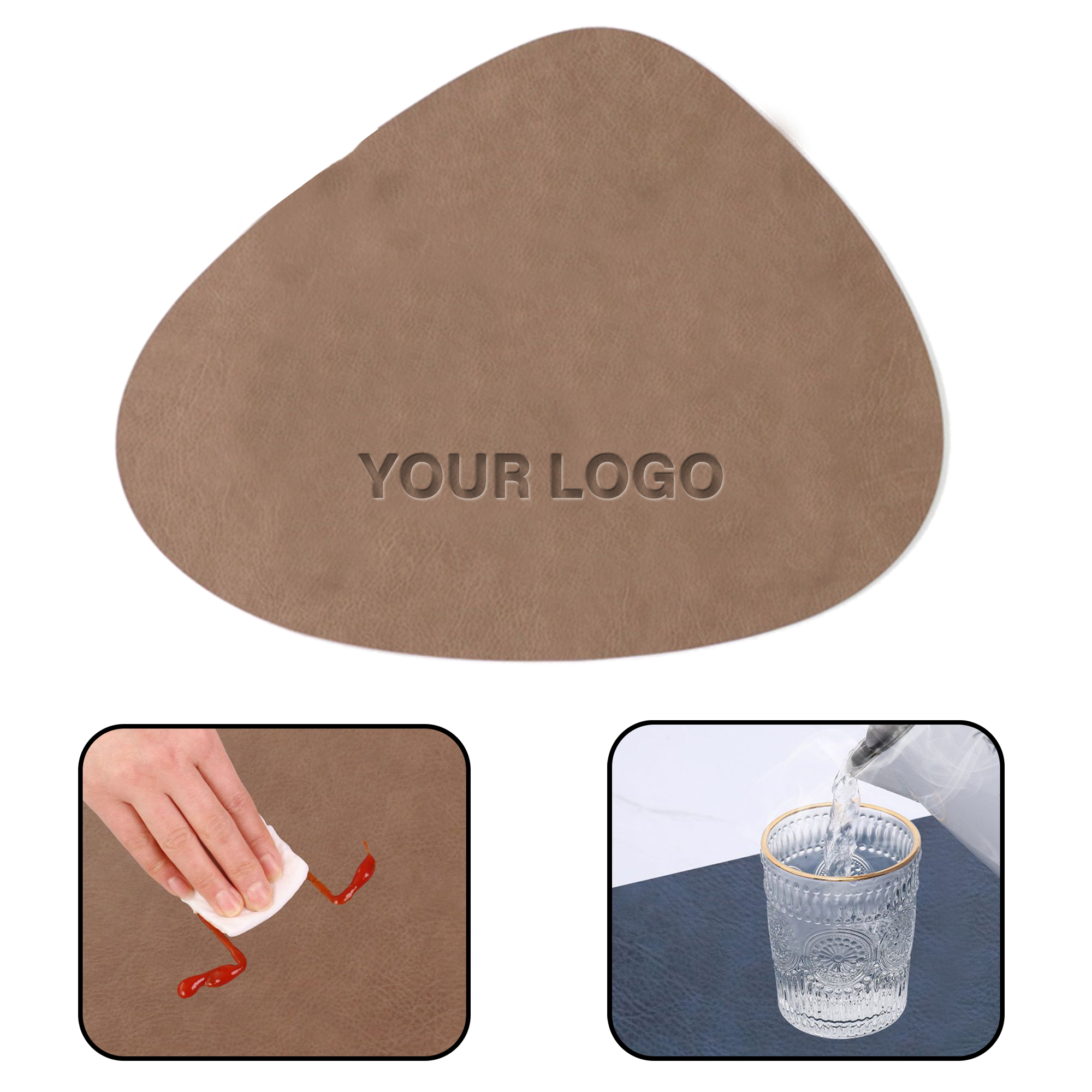 MOQ 20 PCS Anti-Slip Table Coaster 4