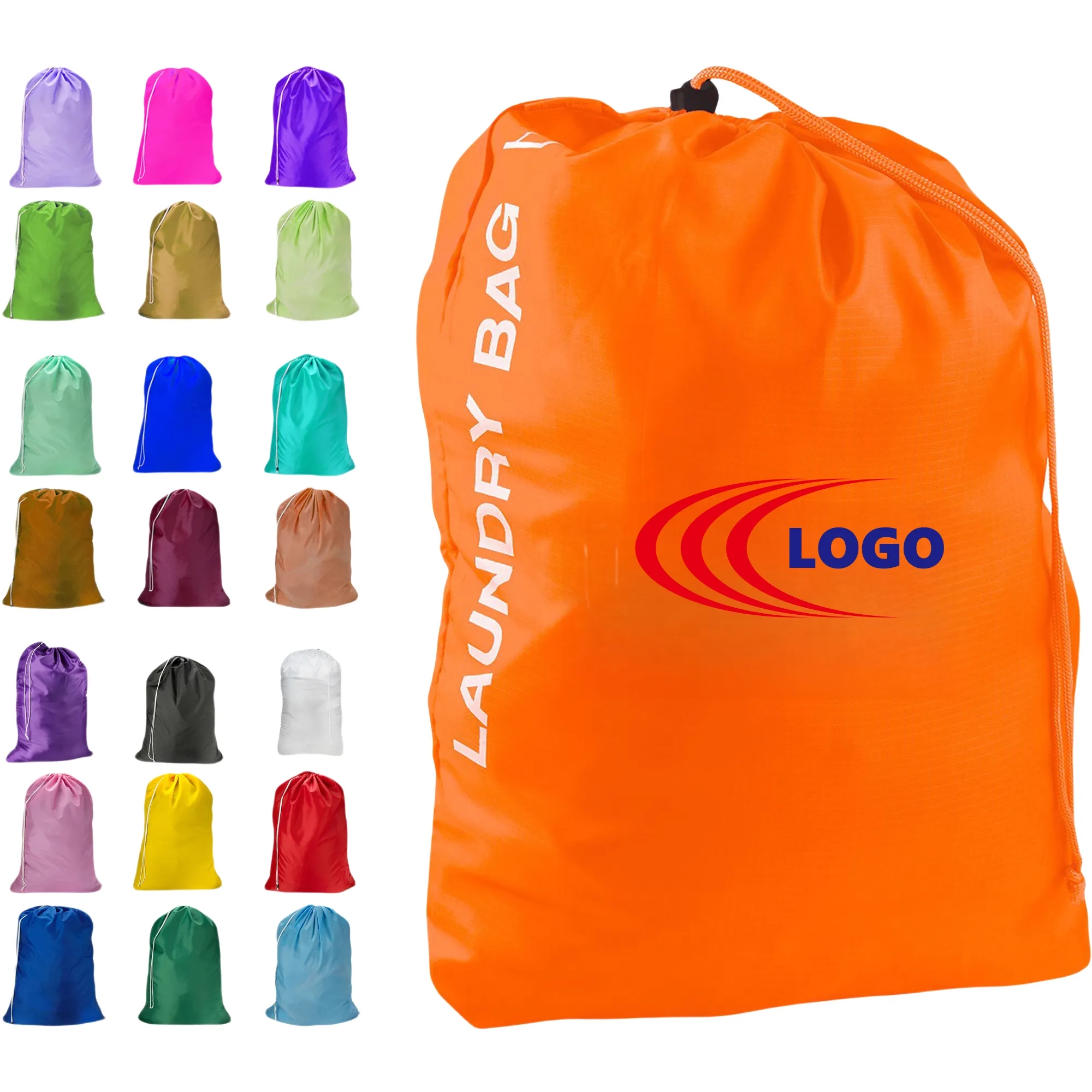 Nylon Laundry Bags With Drawstring MOQ50 1