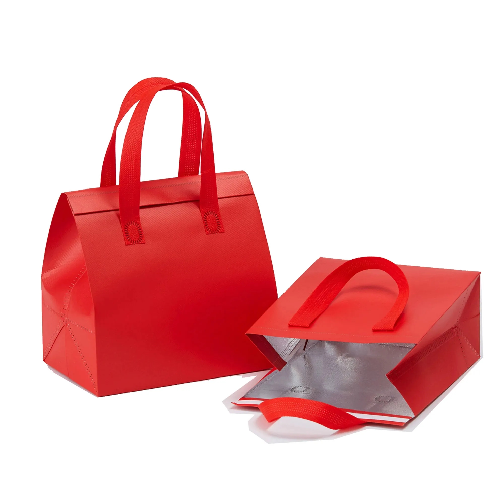 Colorful Insulated Reusable Lunch Tote for Groceries 7