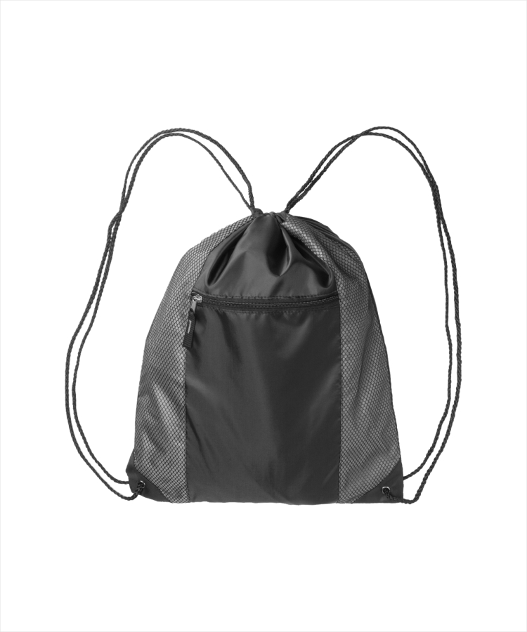 Union Printed - Zipper Pocket Drawstring Bags 7