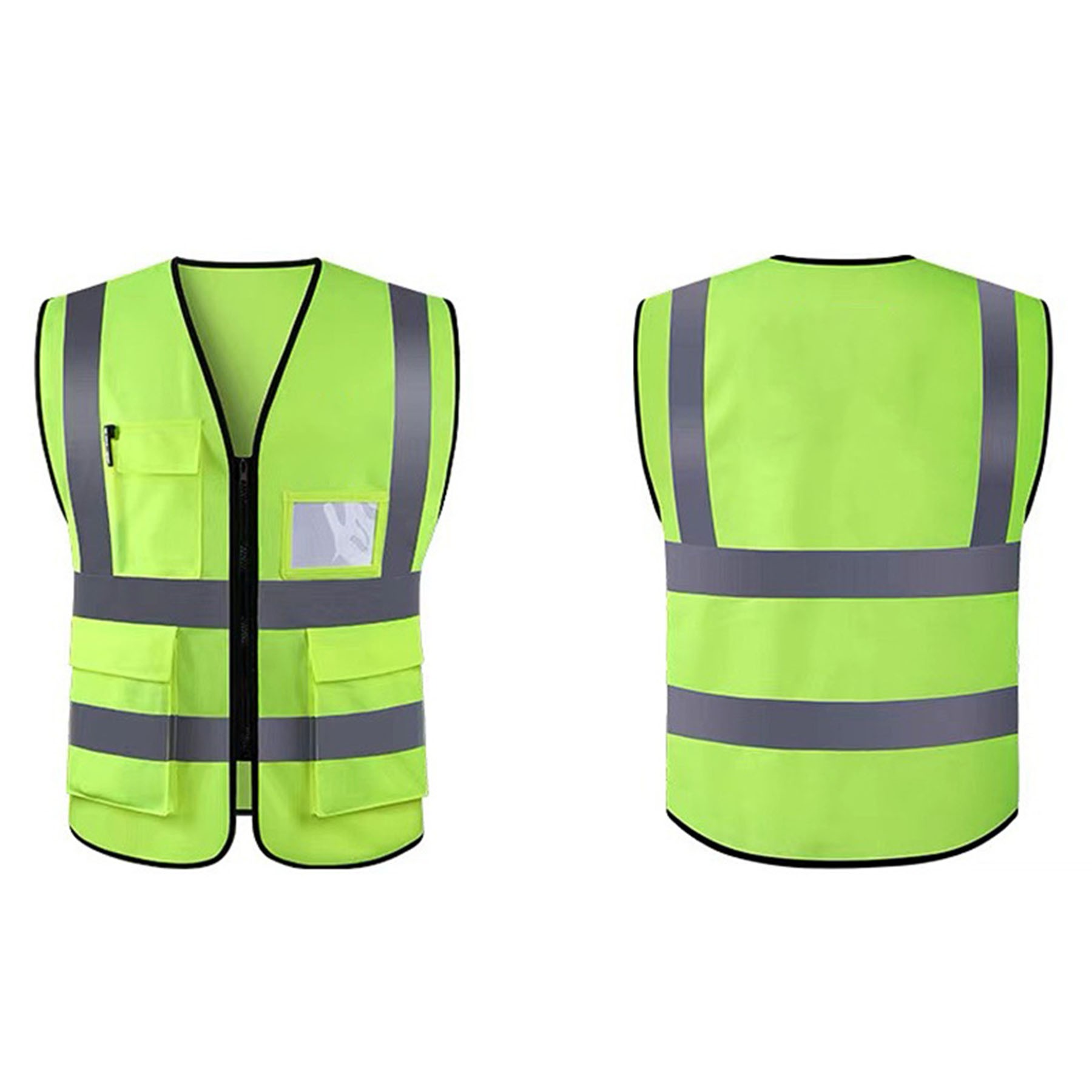 Mult Pocket Reflective Safety Vest 2
