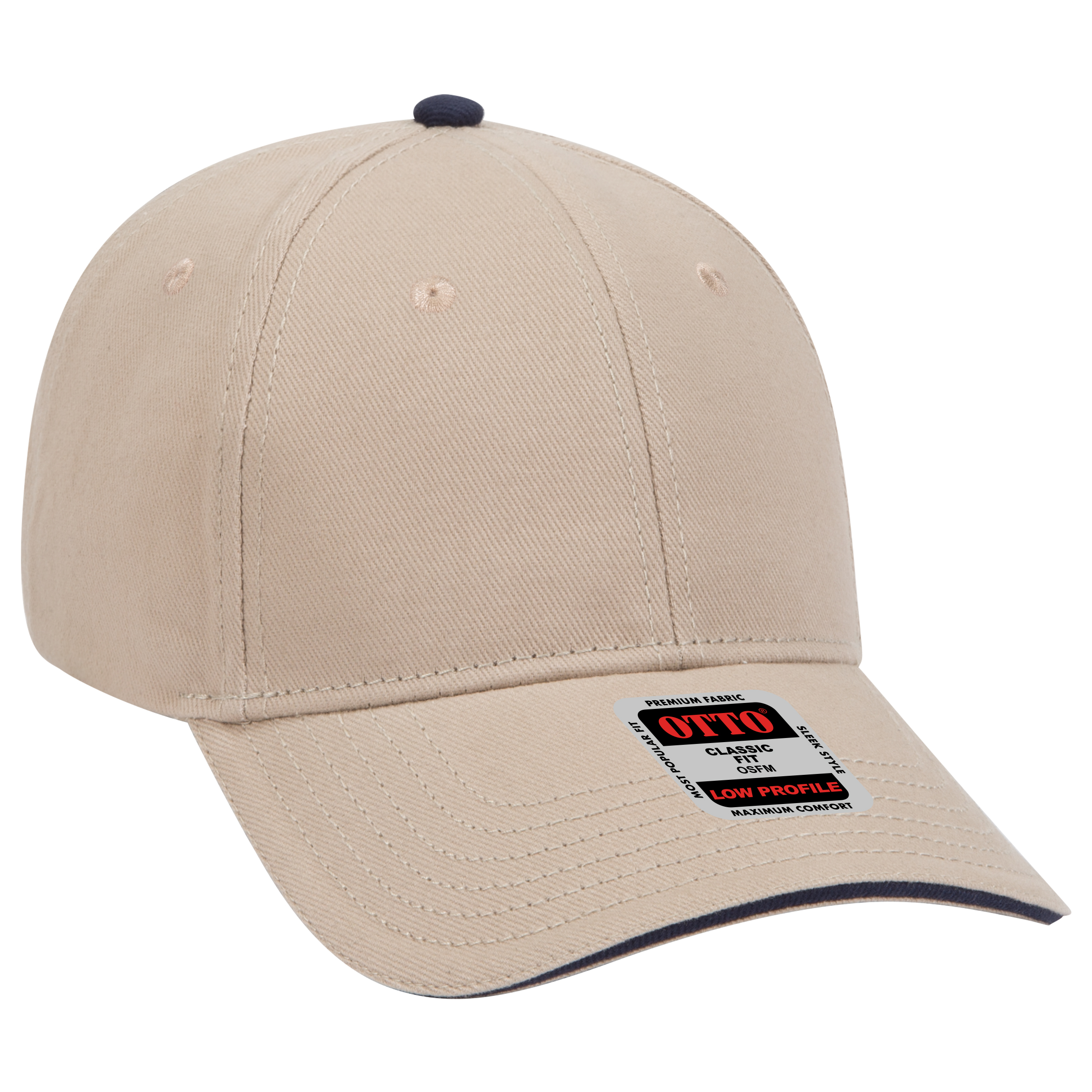OTTO CAP® 6 Panel Low Profile Baseball Cap 85