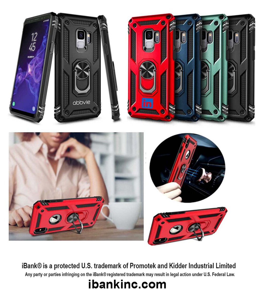 iBank ® Samsung Galaxy S25/S24/S23/S22/21 Plus/Ultra Ring Holder Case. Free Shipping 1