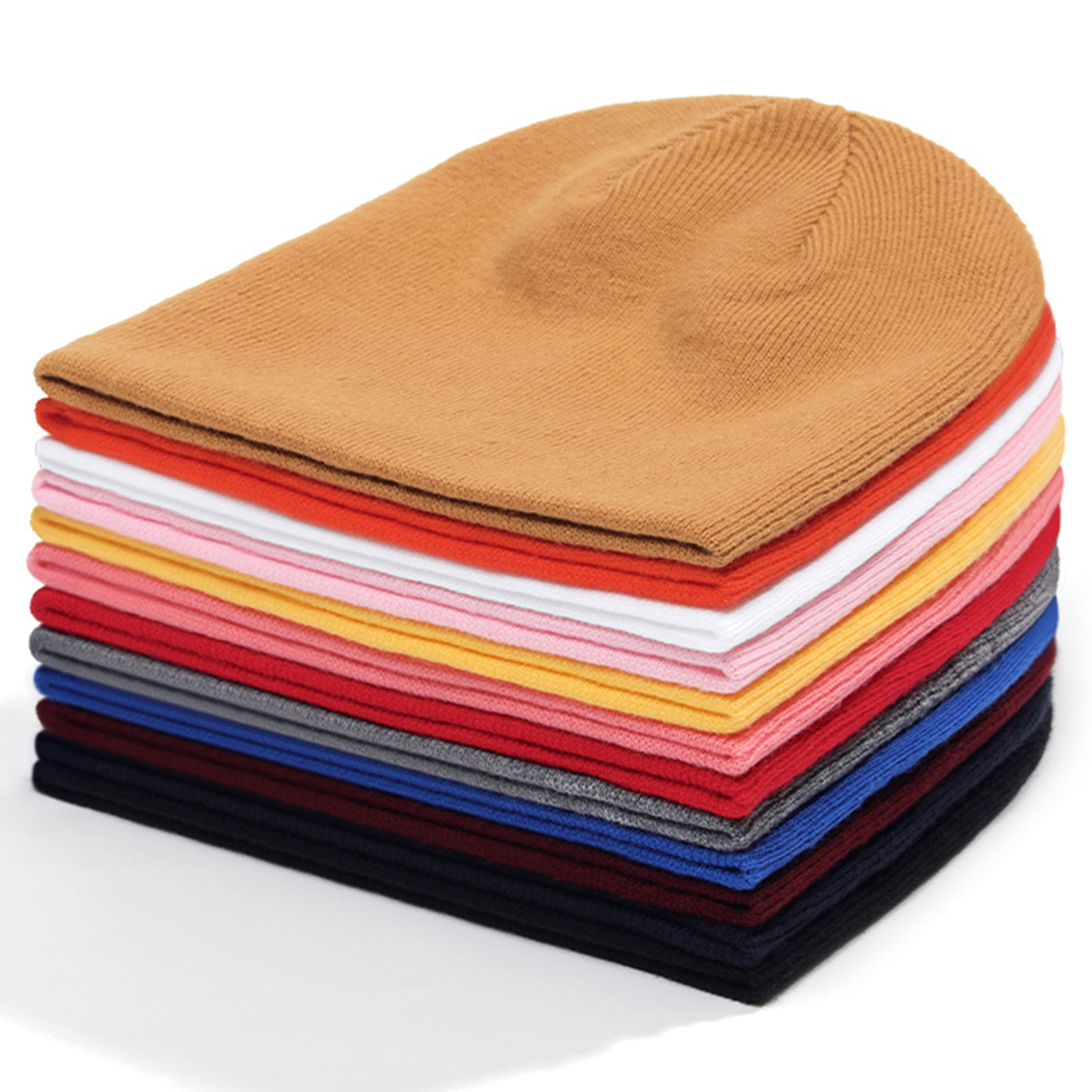 Multi Color Soft Warm Acrylic Knitted Beanie For Cold Weather 1
