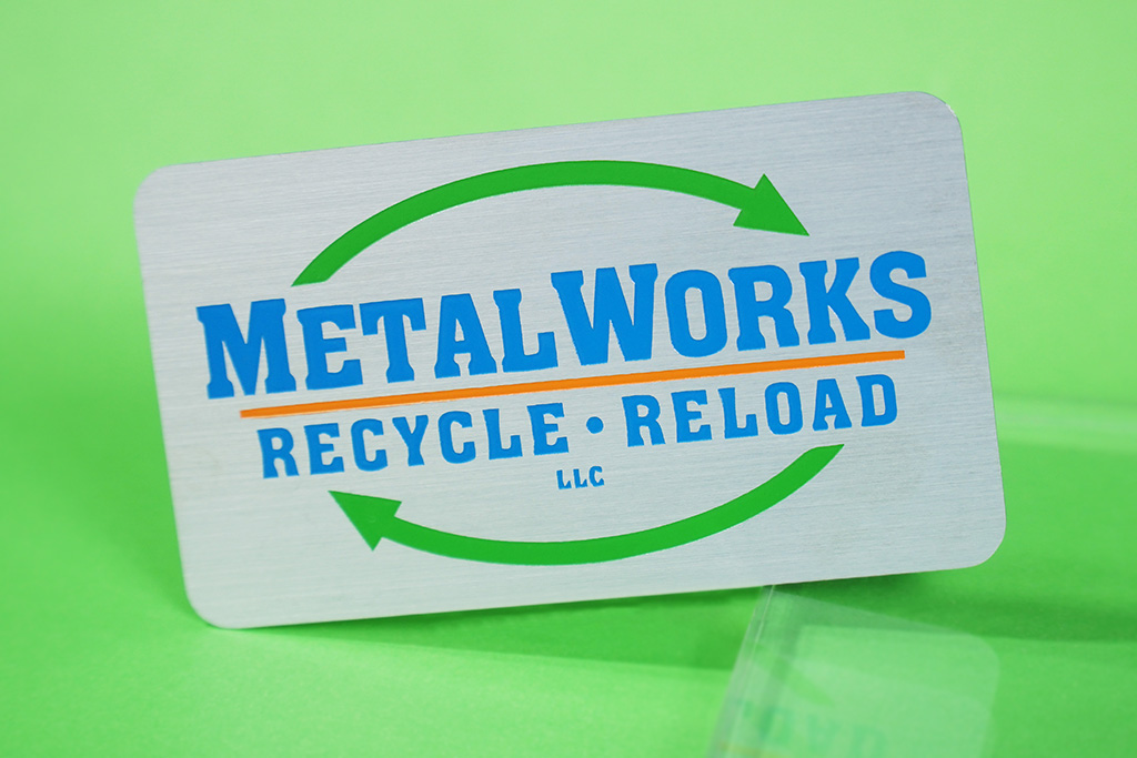 Aluminum Business Cards 6