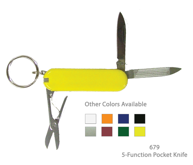 5 Function Pocket Knife Tool With Keychain 2