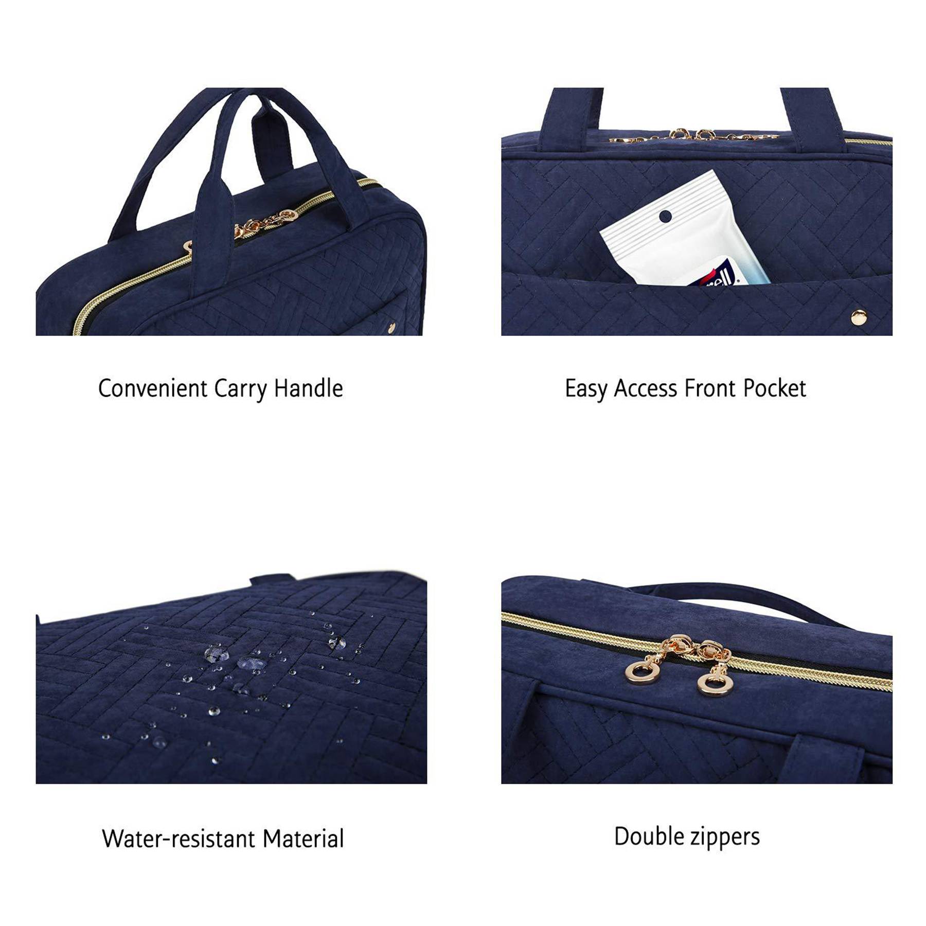 Polyester Water-resistant Makeup Cosmetic Bag 7