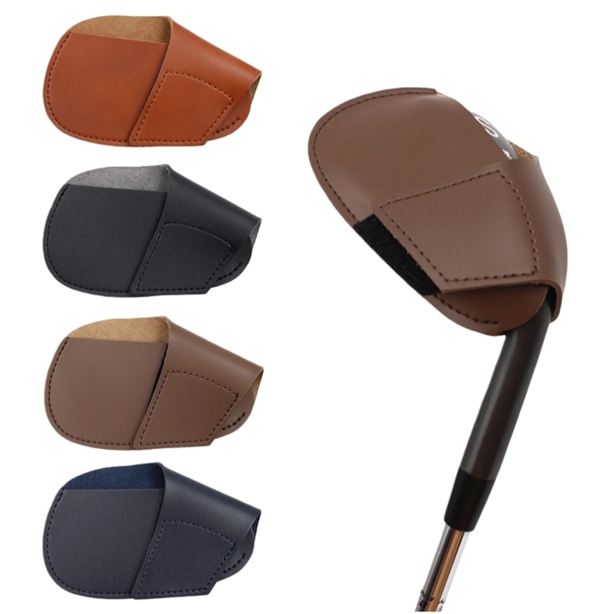 Leather Golf Iron Head Covers Set 18