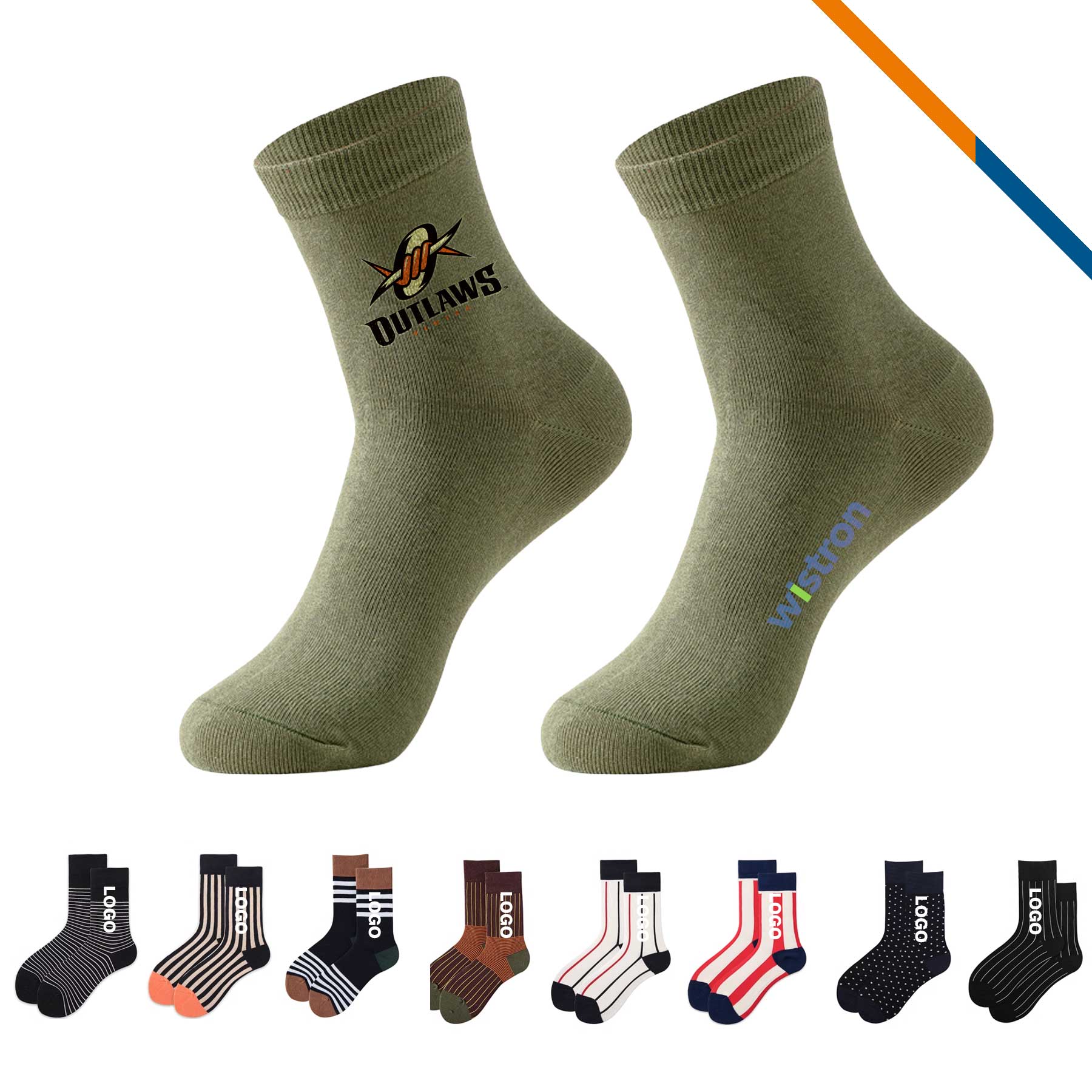 Lyman Men's Dress Socks 8