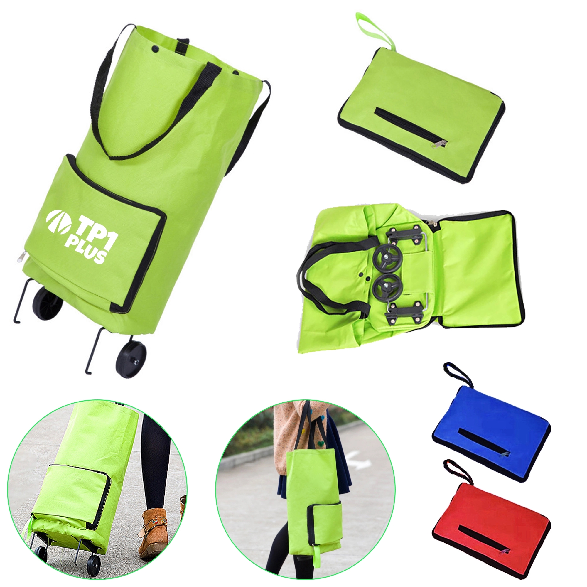 Folding Rolling Shopping Bag