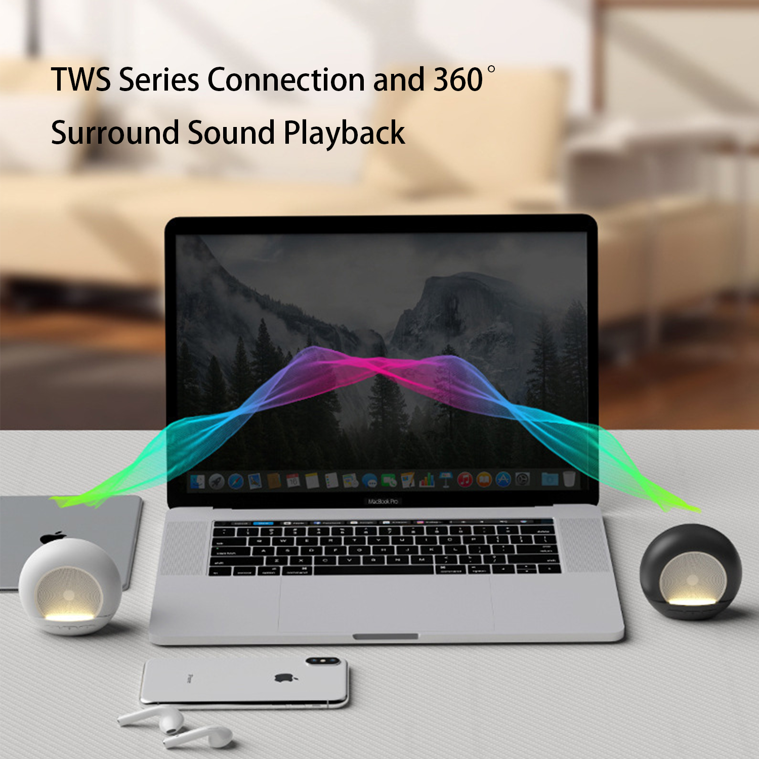 Mini Night Light Bluetooth Speaker 2