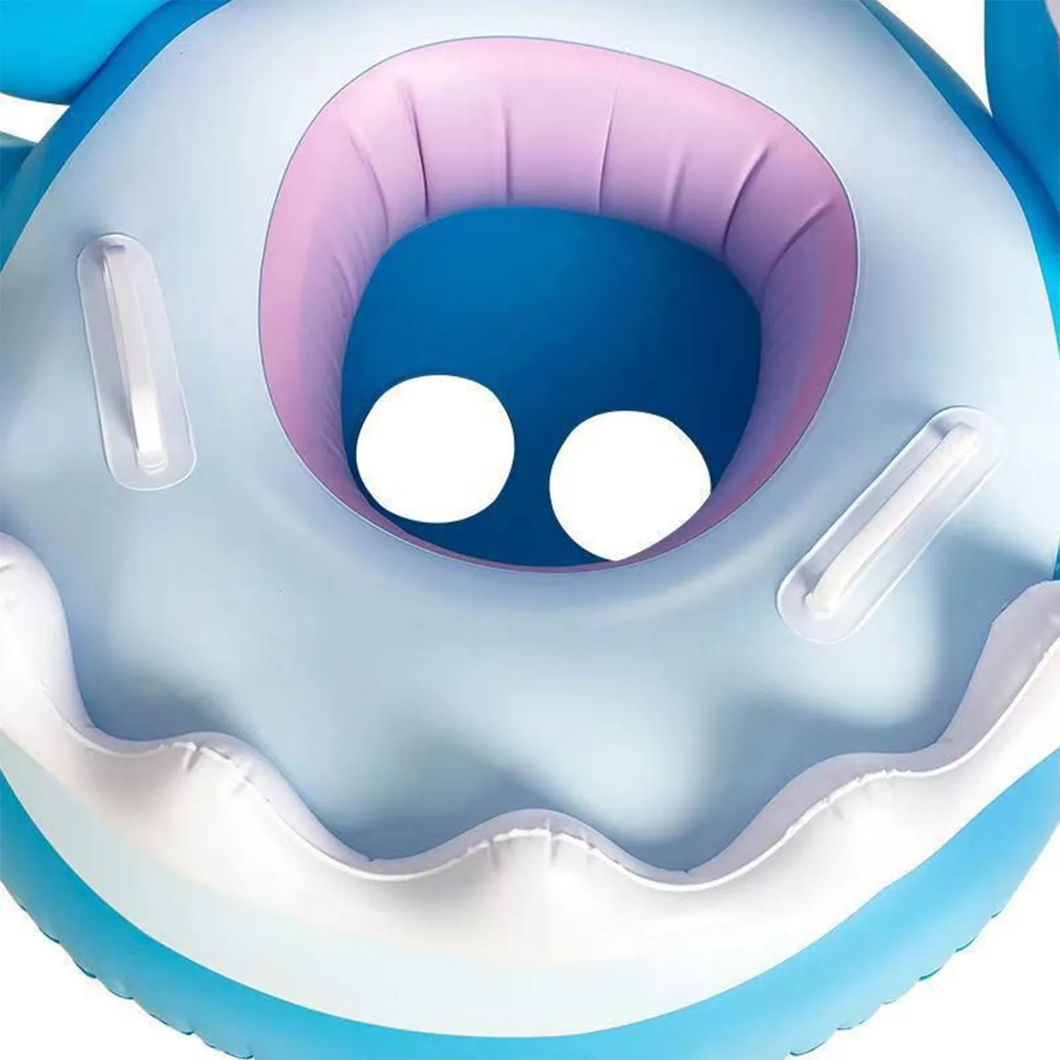 PVC Inflatable Folding Baby Swimming Ring 4