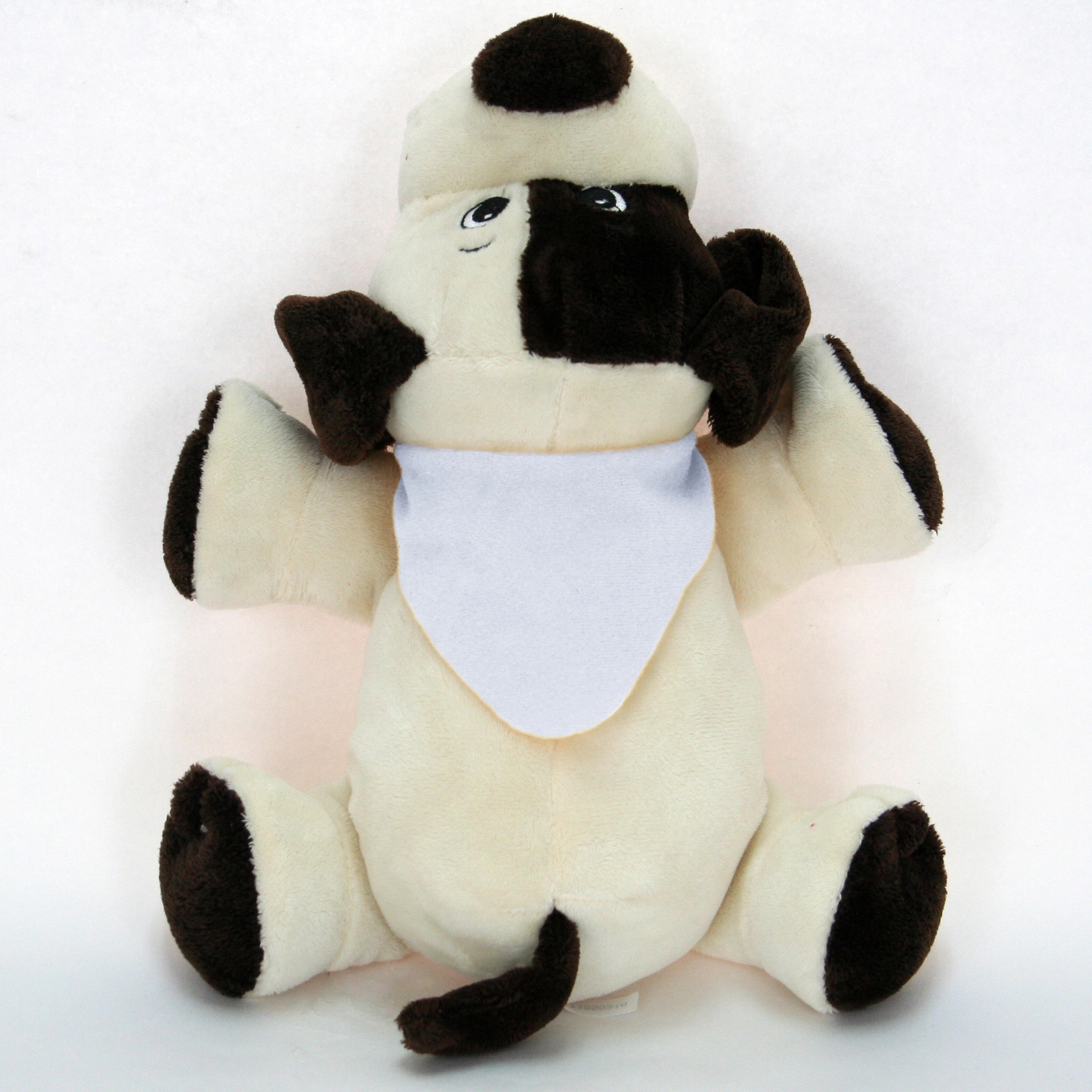 9" Laying Down Dog - Beige 6