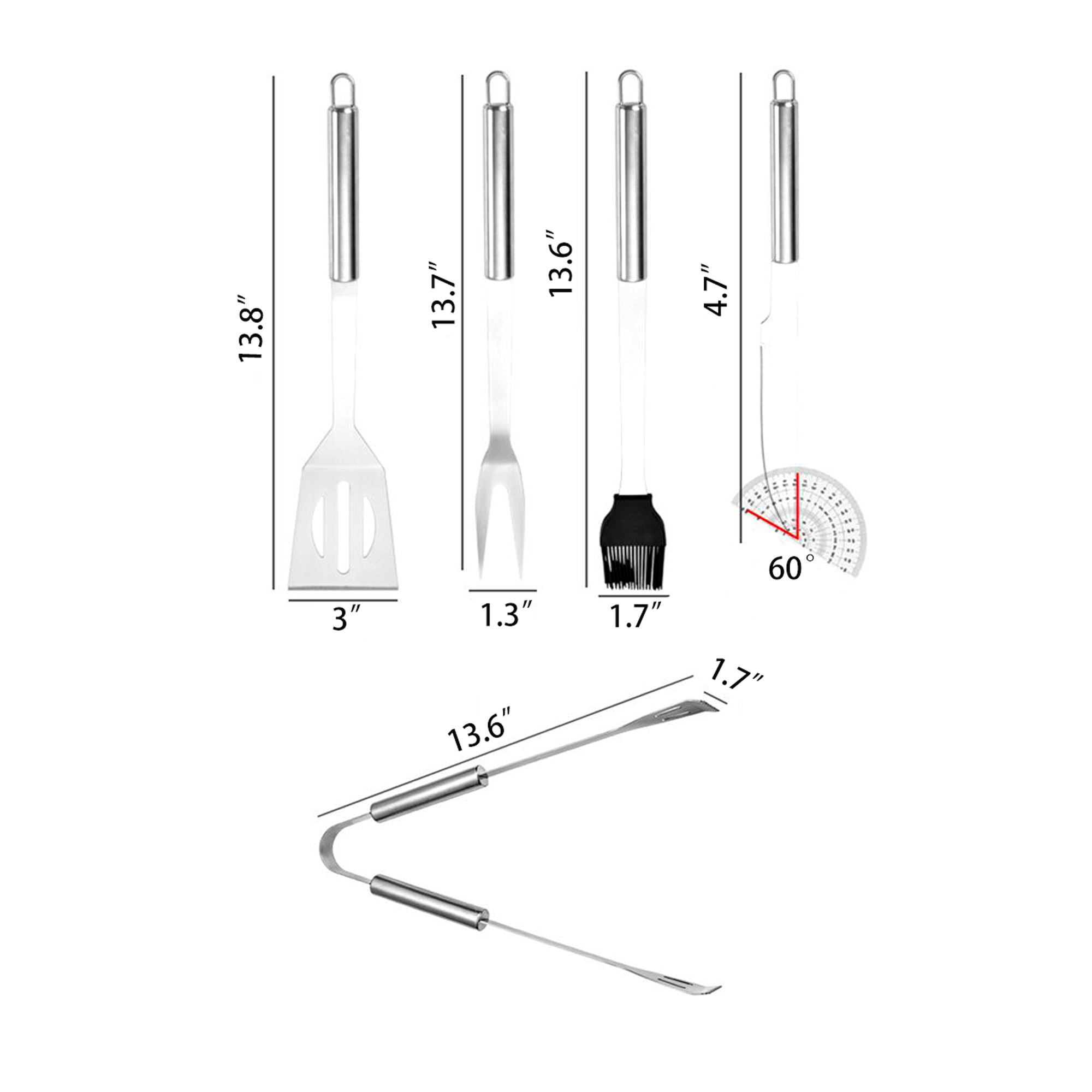 Professional Grilling Utensil Kit 2