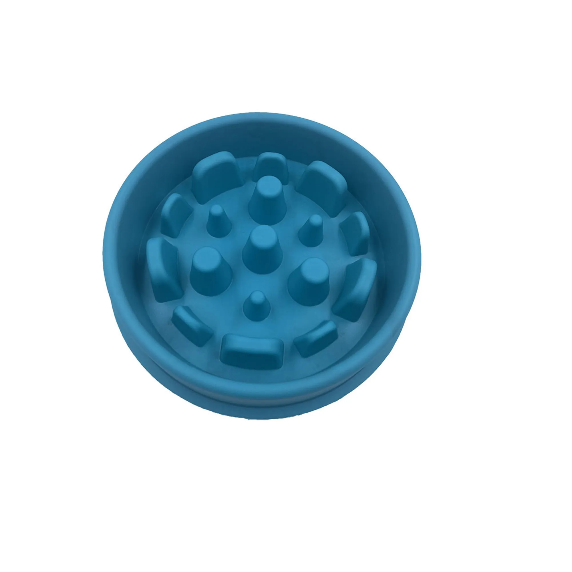Anti-Choke Slow Feeder Pet Bowl 8.75"x8.75"x2.25" 6