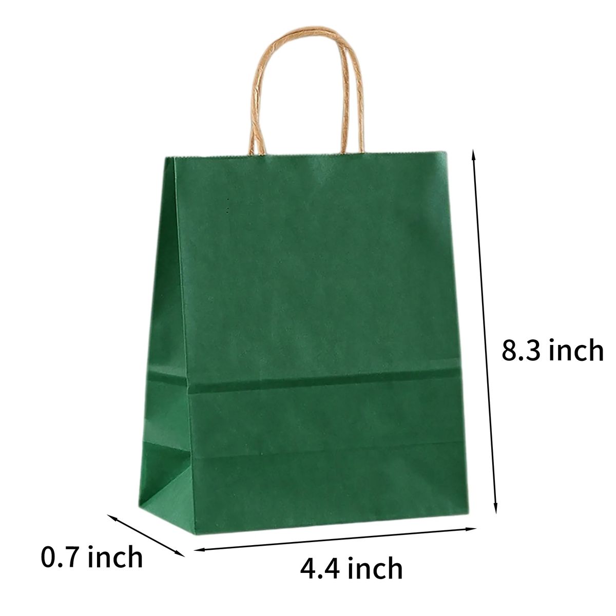 Brown Kraft Double Cup Holder Bag with Handle 2
