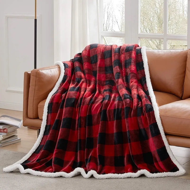 Checkered Flannel Blanket 4