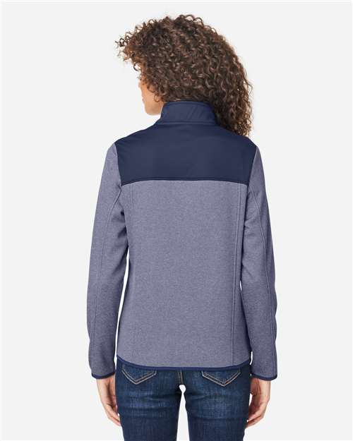 Women's Venture Heathered Stripe Hybrid Jacket - CE74W 7
